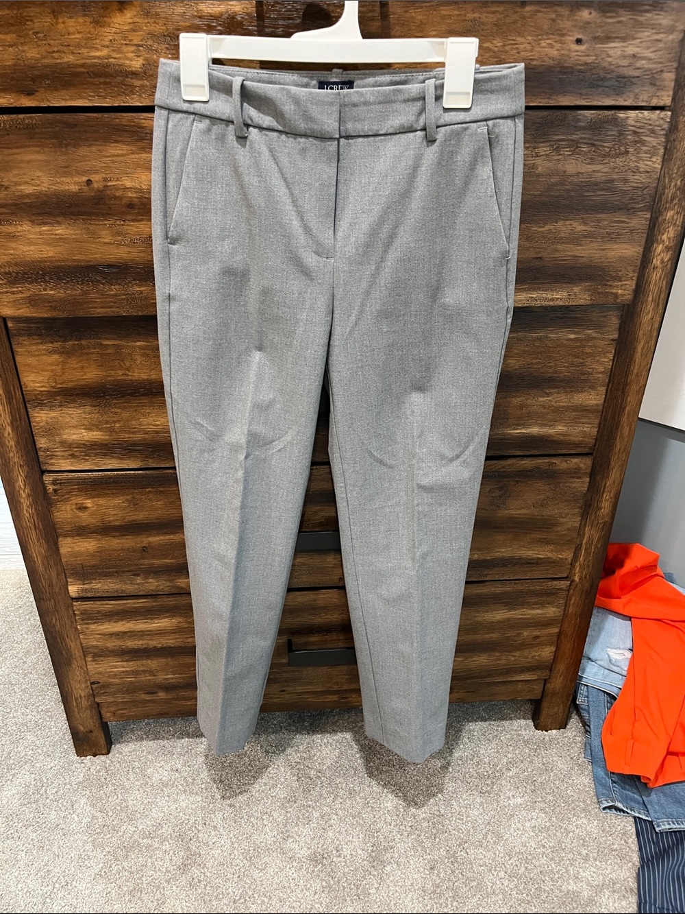 J. Crew Light Gray Cropped Dress Pants